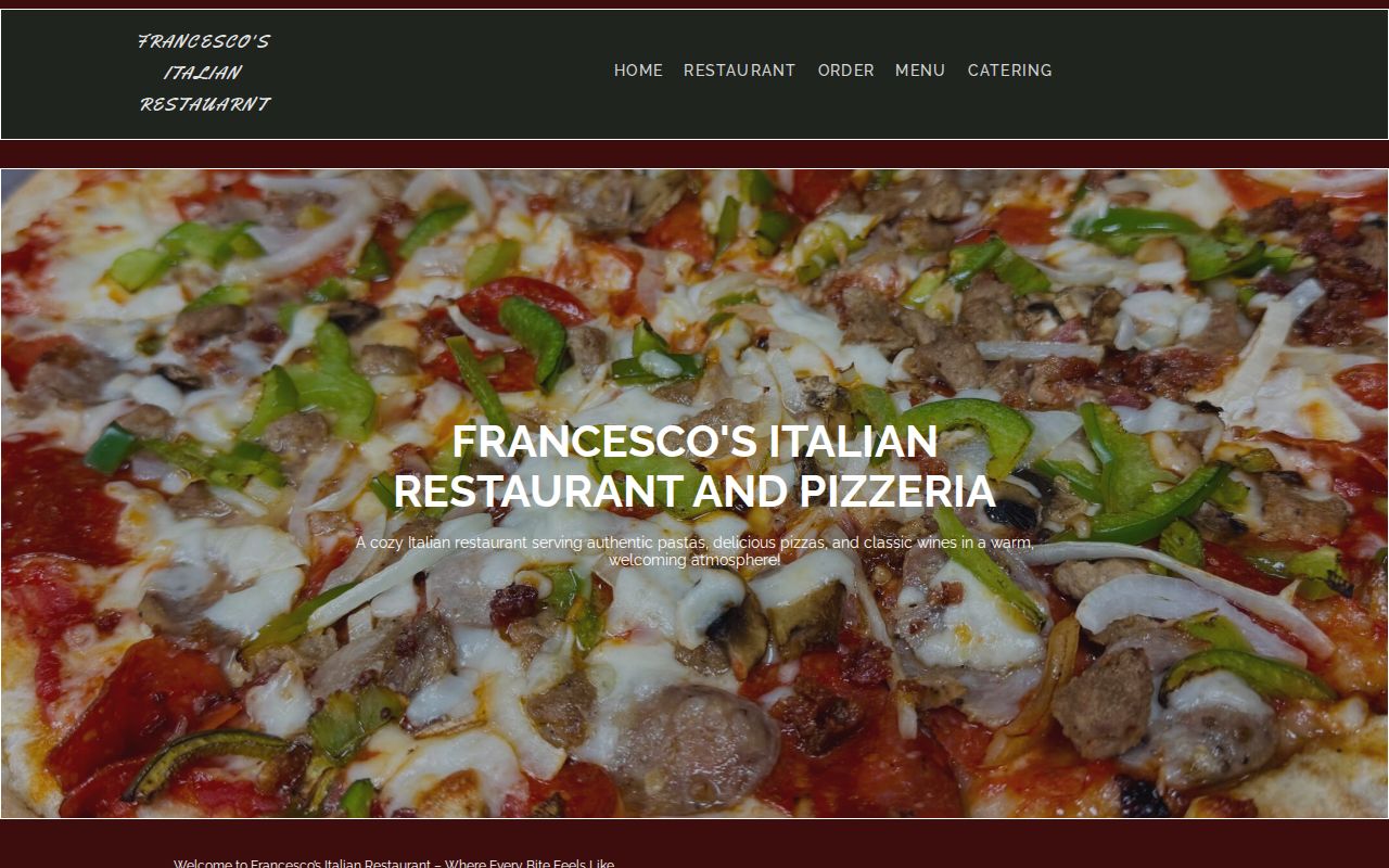Francesco's Italian Restaurant and Pizzeria cover